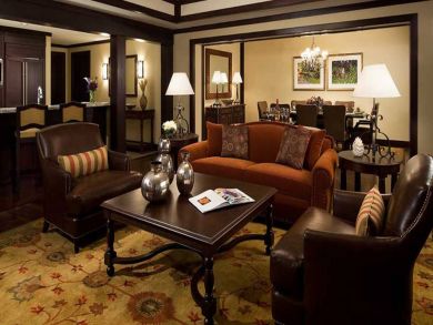 Living & dining areas